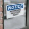Signmission No Driving Past This Point OSHA Notice Sign, Vinyl Decal, 10in W x 7in L, 2PK OS-2PACK-NS-D-710-L-14495 - alternate 3